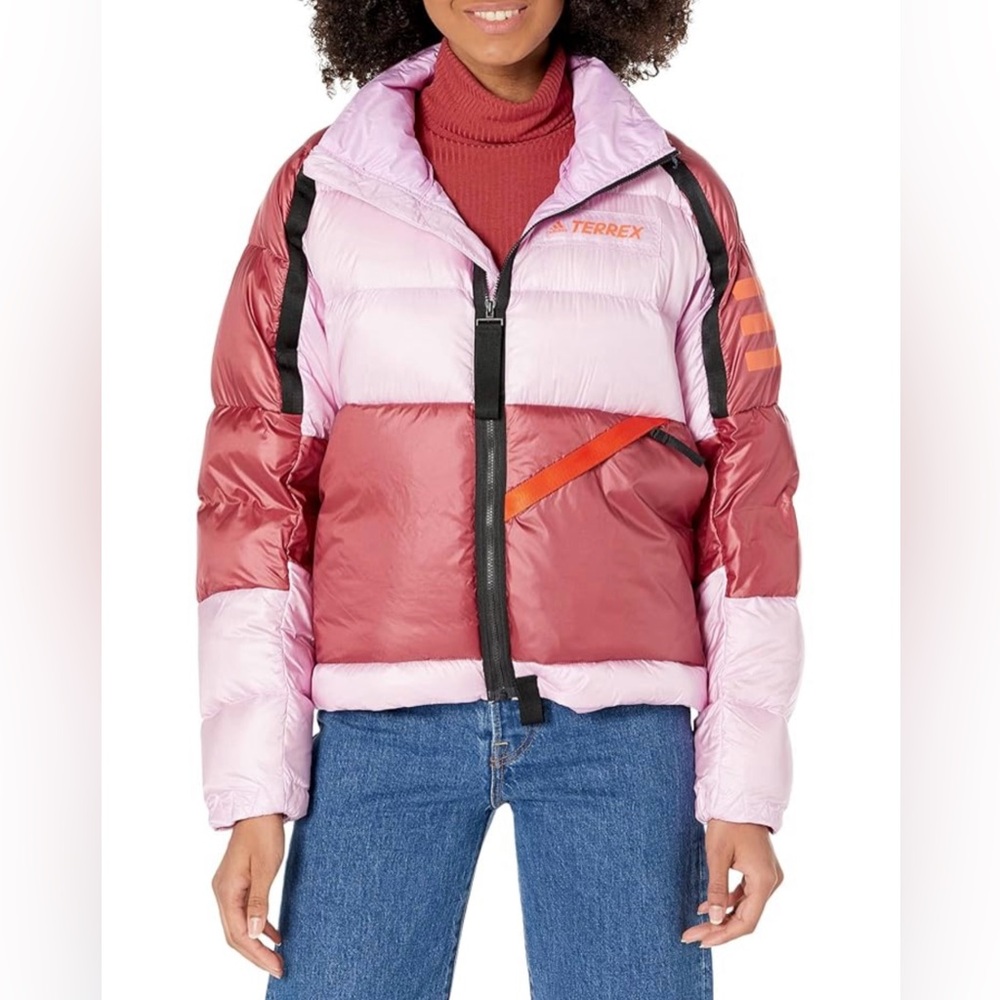 Adidas Terrex Cropped Down Puffer Jacket - Size M - image 1